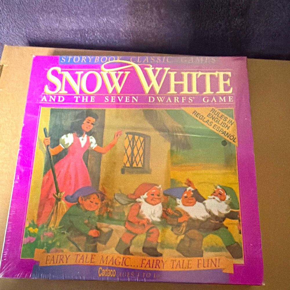 1993 snow white seven dwarfs board game new unopened